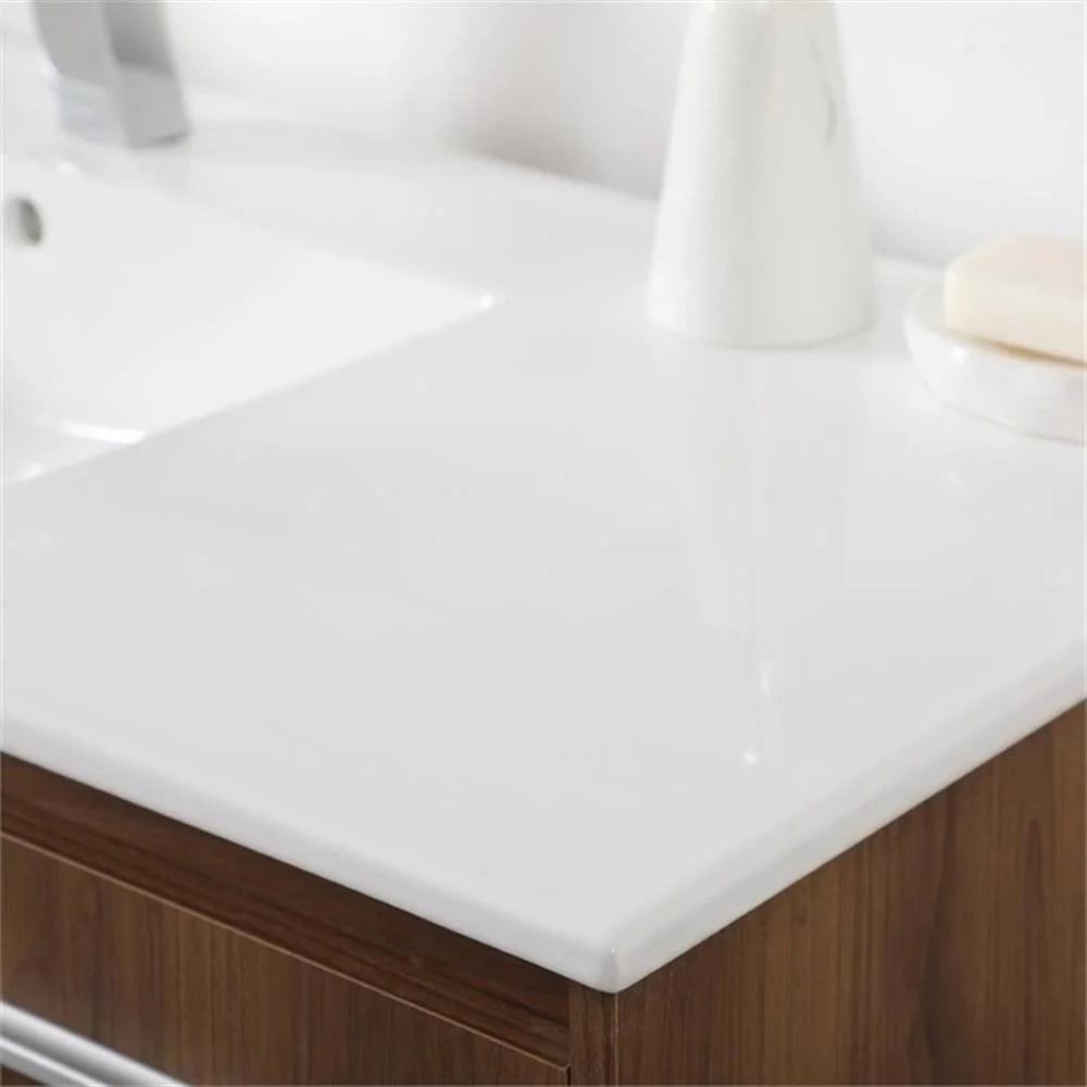Elegant Kitchen and Bath 48 Inch  Single Bathroom Floating Vanity In Concrete Grey