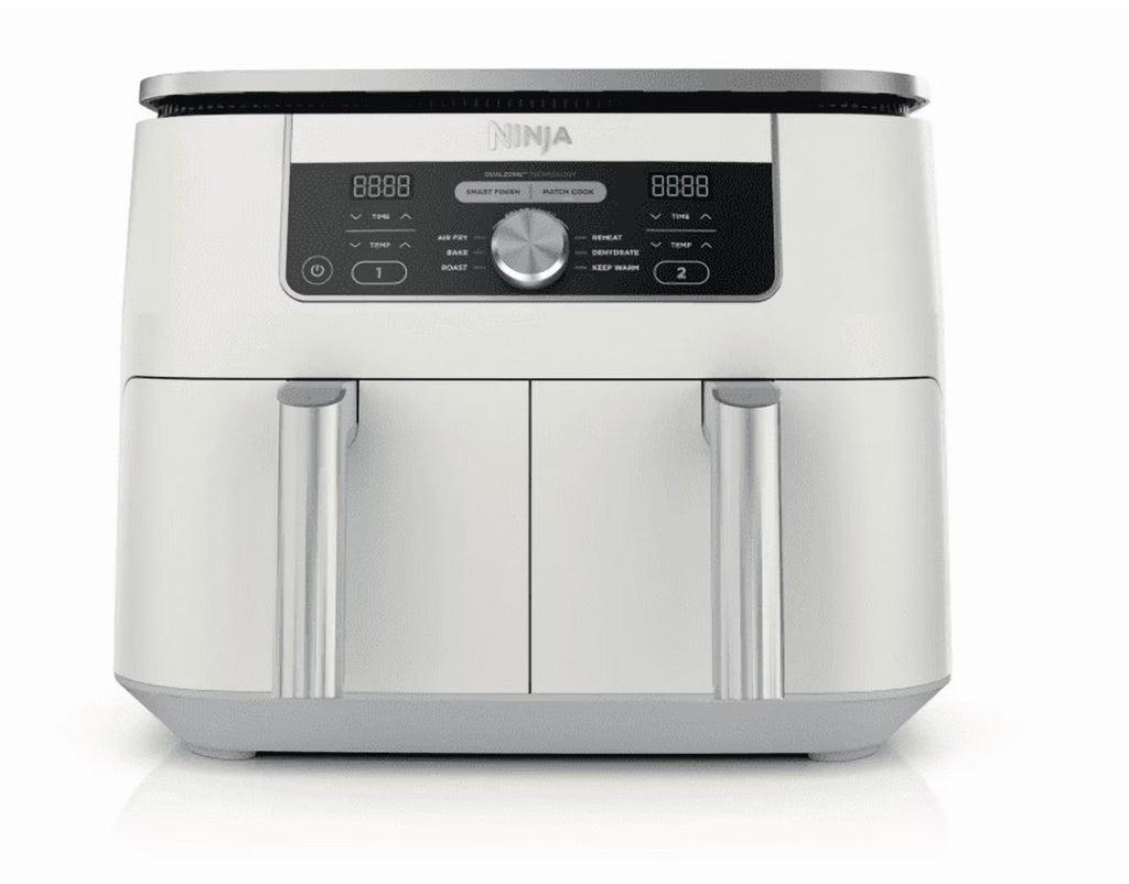 Ninja Foodi 6-in-1, 8 Quart 2-Basket Air Fryer with DualZone Technology -White