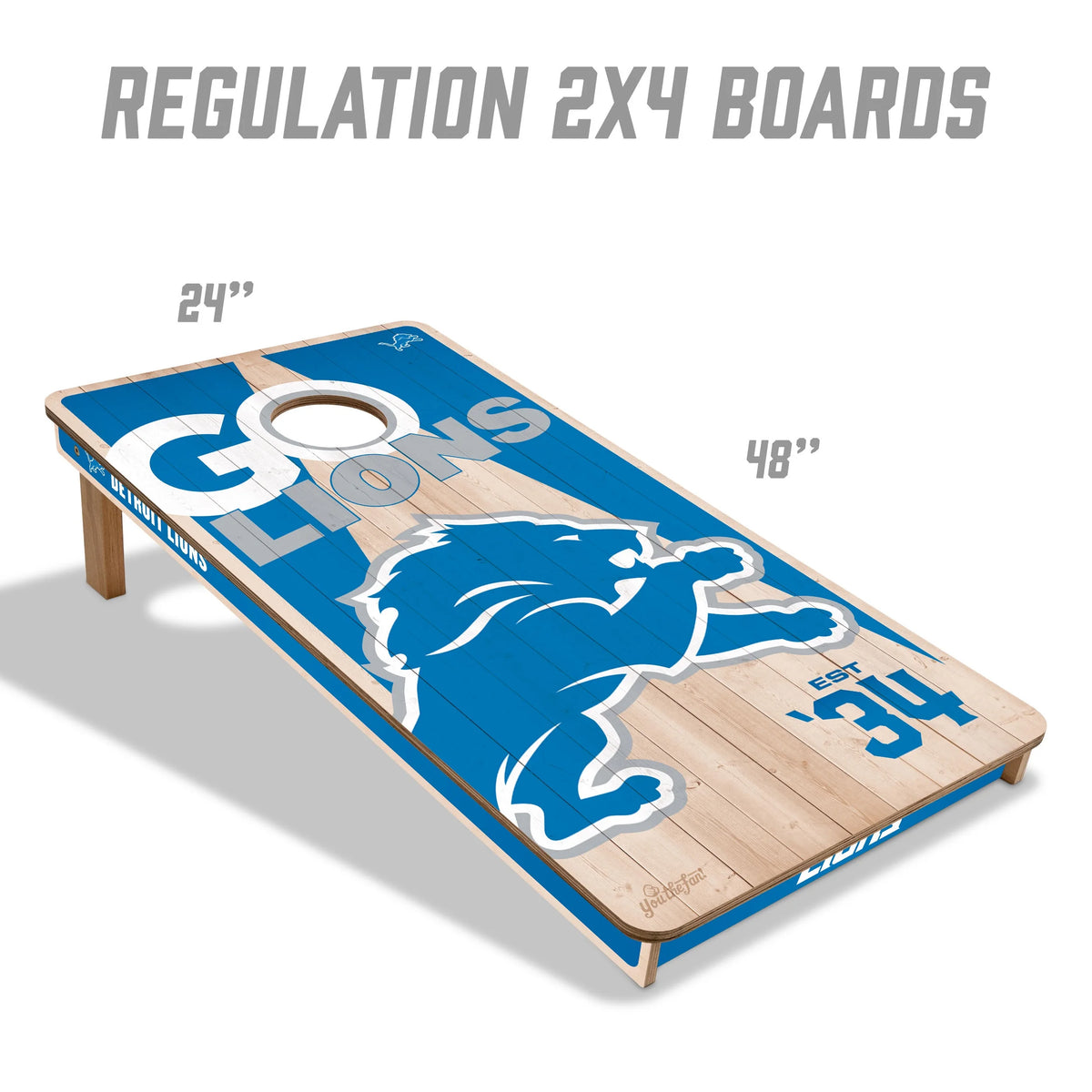 YouTheFan NFL Buffalo Bills 2' x 4' Cornhole Game
