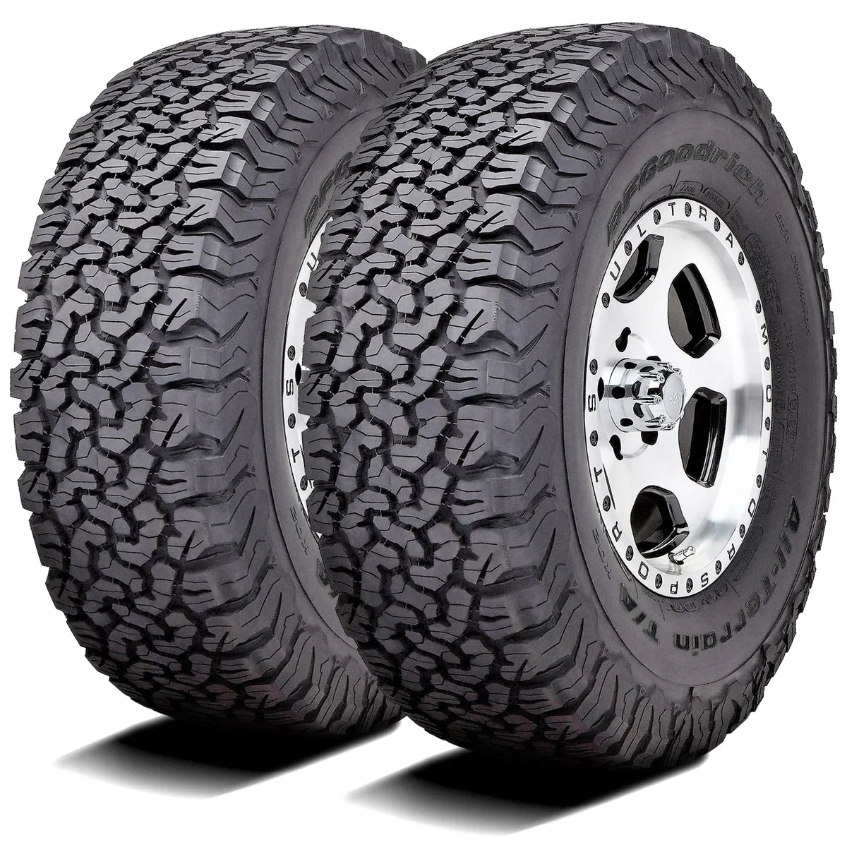 BFGoodrich All-Terrain T/A KO2 LT 265/70R17 112/109S C 6 Ply AT A/T Tire Fits: 2017 Chevrolet Silverado 1500 WT, 2014-15 Chevrolet Silverado 1500 WT