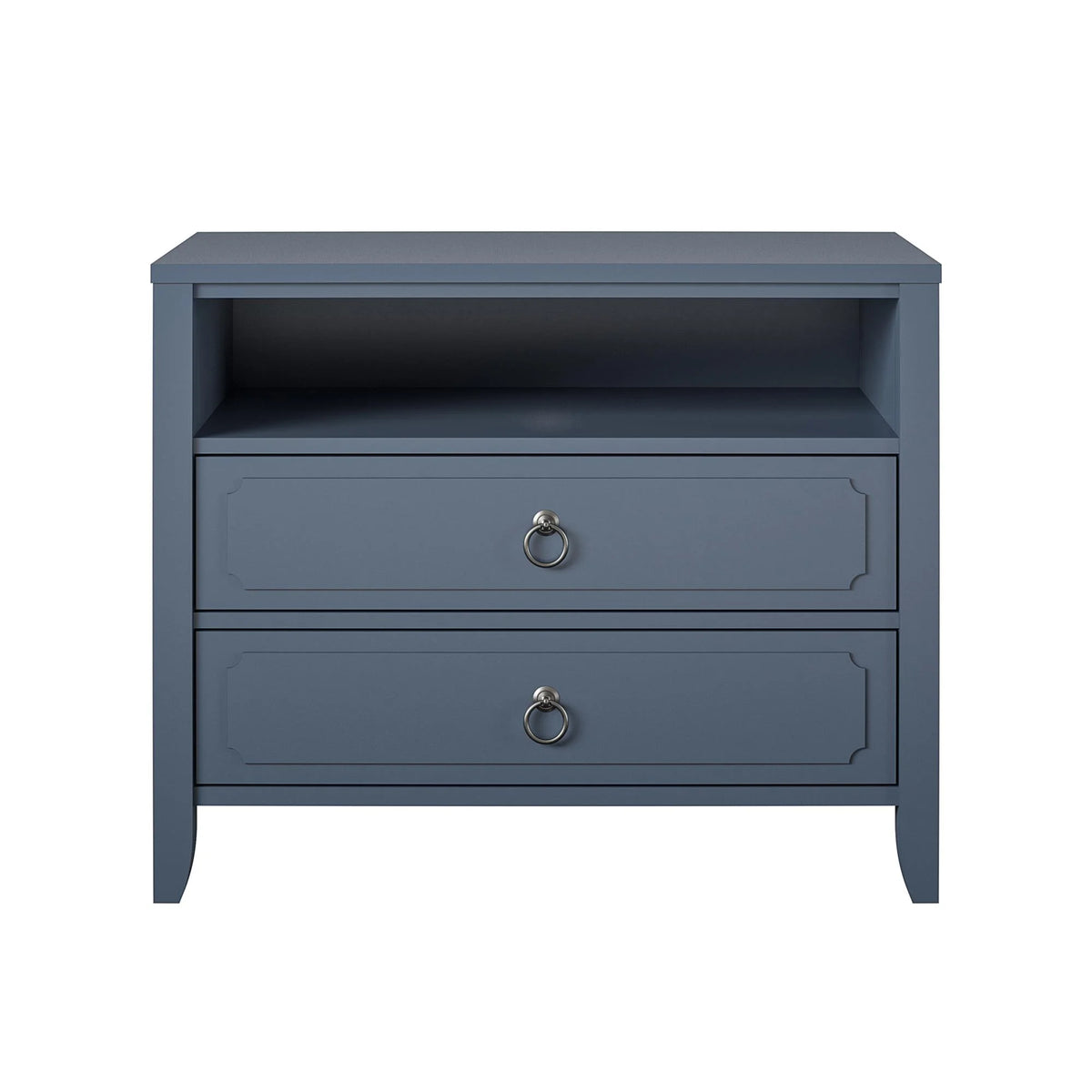 Her Majesty 2 Drawer Nightstand, Mustard Yellow