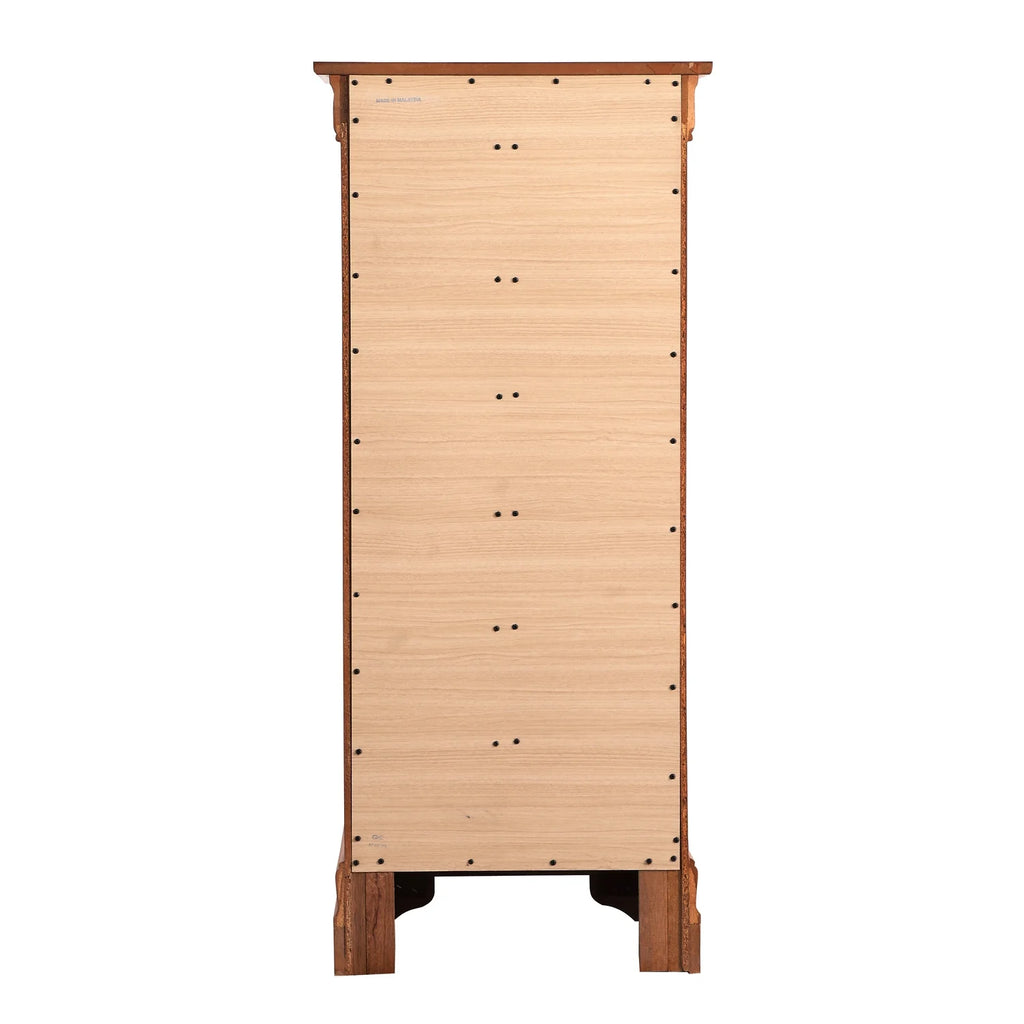 Glory Furniture Louis Phillipe 7 Drawer Lingerie Chest in Cherry