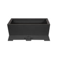 Blue Sky Outdoor Living Rectangle Steel Peak Smokeless Patio Fire Pit, Black