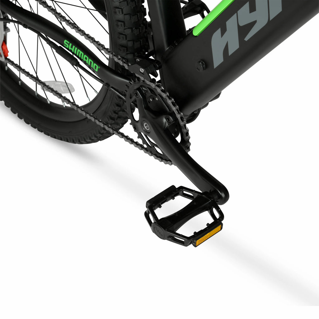 29" Hyper Bicycles 36V Class 2 Electric Mountain Bike for Adults, 350W E-Bike Motor, Black