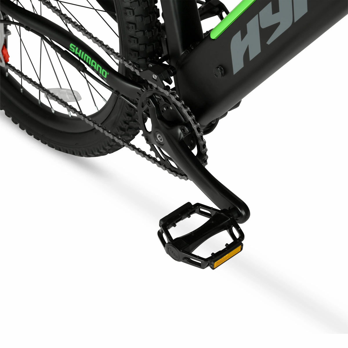 29" Hyper Bicycles 36V Class 2 Electric Mountain Bike for Adults, 350W E-Bike Motor, Black