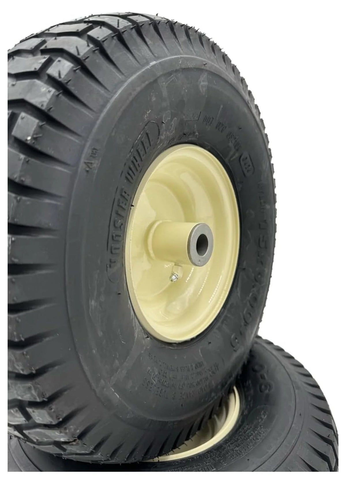 Set of 2-15x6.00-6 Beige Cub Replacement Wheel - Fits 3/4 Inch Axle, 3.39 Offset Hub (Compatible with 634-05166, 634-05166)