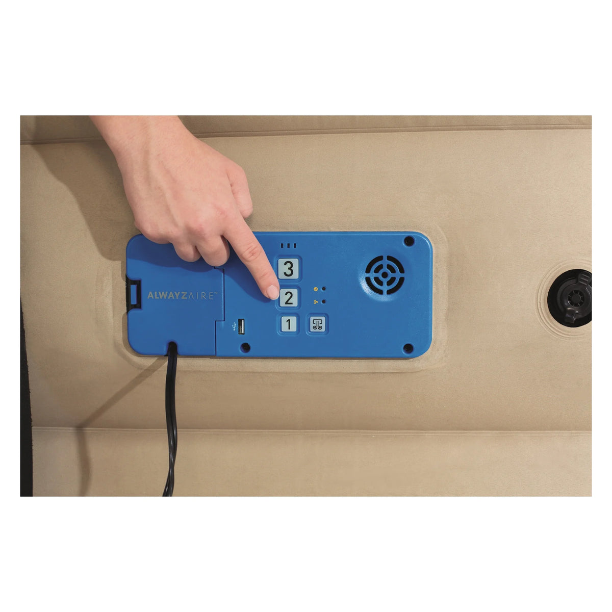 Bestway - AlwayzAire Comfort Choice Fortech 10 Inch Airbed with Built-in Ac Pump, Queen