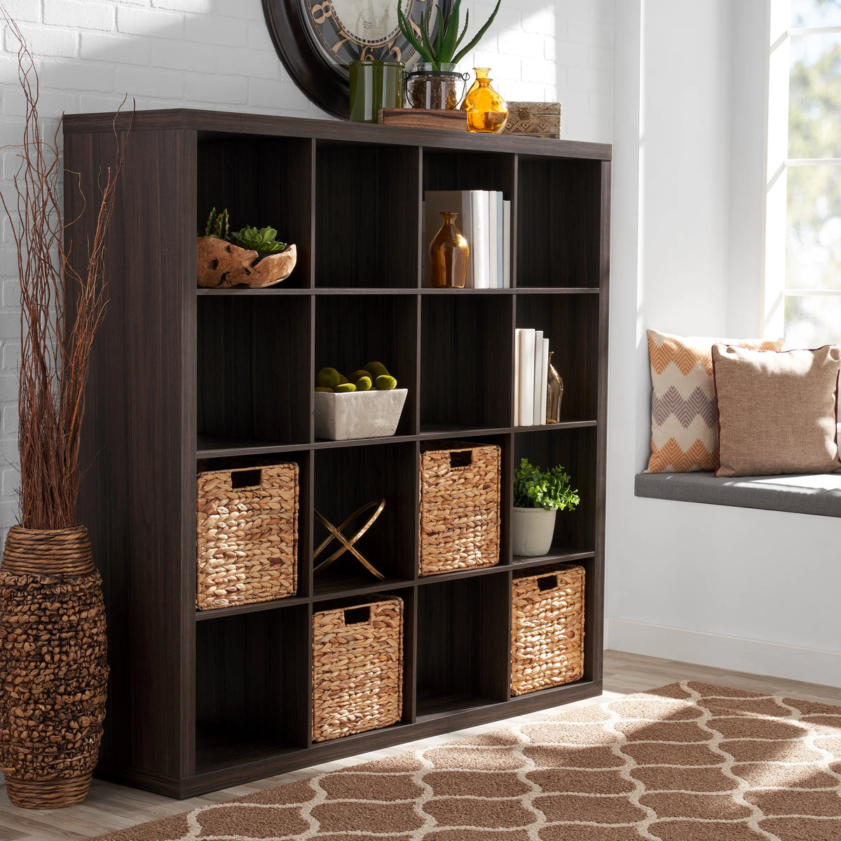 Better Homes & Gardens 16 Cube Storage Organizer, Acorn