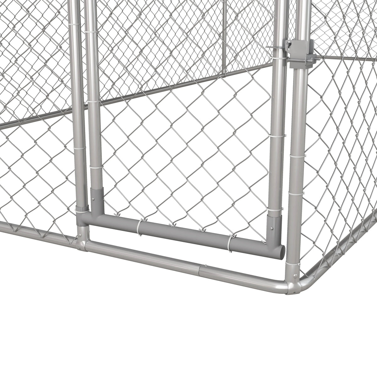PawHut 19.7' x 7.5' x 7.5' Outdoor Dog Kennel W/ Waterproof Roof