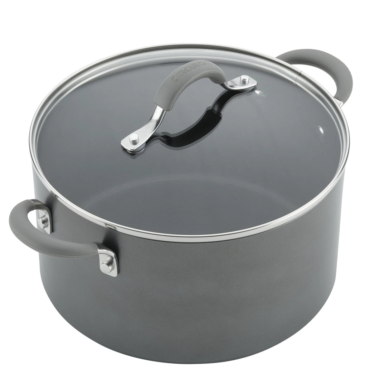 Circulon Elementum Hard-Anodized Nonstick Cookware Set, 10-Piece, Gray