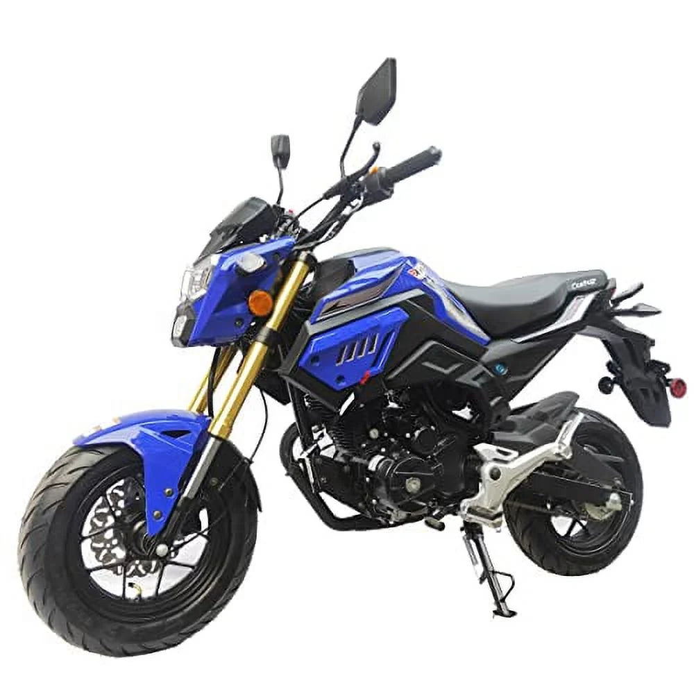 X-Pro Brand New 150cc Gas Motorcycle with 5-Speed Manual Transmission Electric/Kick Start 12" Wheels