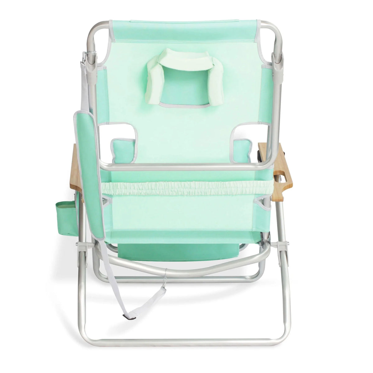 Ostrich Deluxe 3N1 Lightweight Outdoor Beach Lounge Chair w/Footrest, Pink