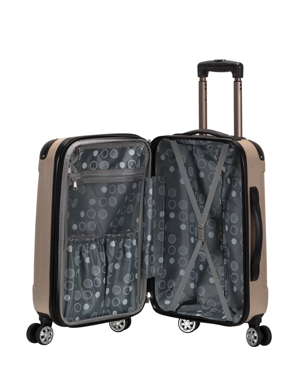 Rockland Luggage Sonic 3 Piece Hardside Spinner Luggage Set, F190