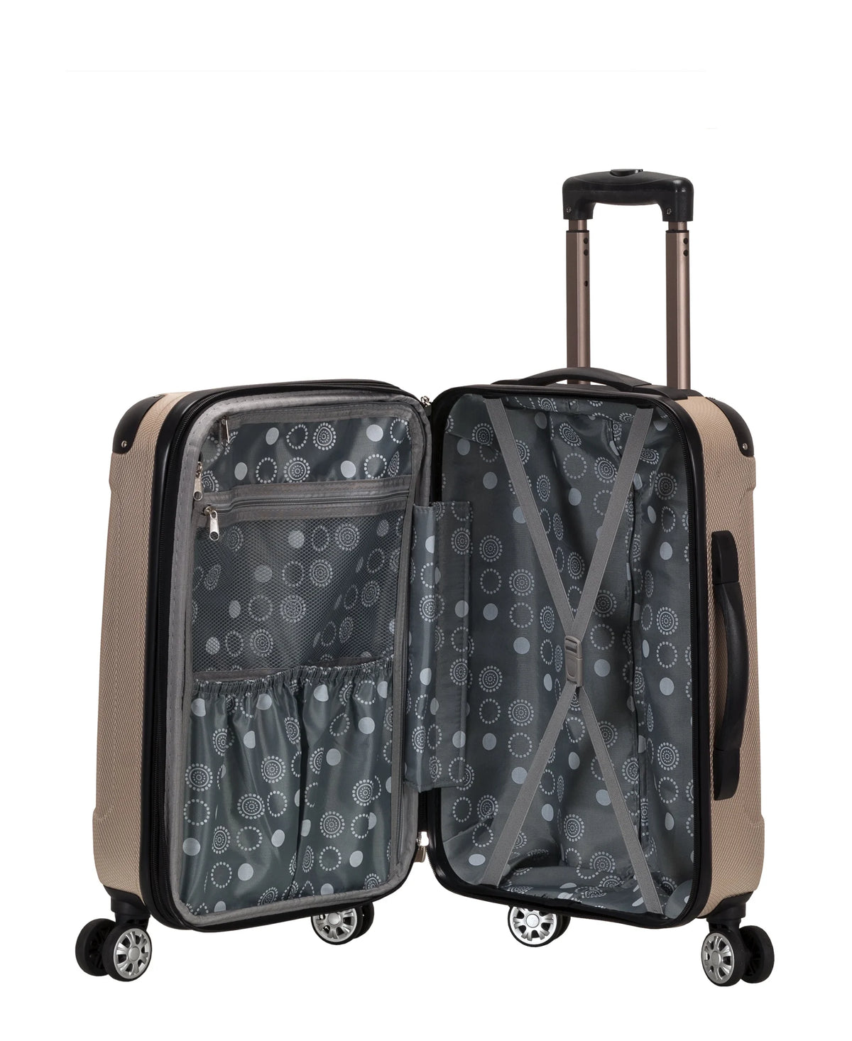 Rockland Luggage Sonic 3 Piece Hardside Spinner Luggage Set, F190