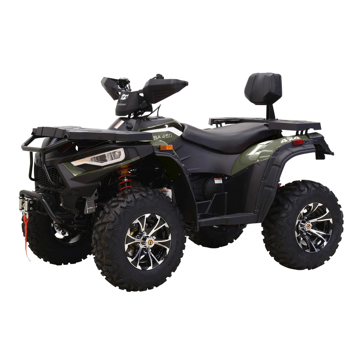 Massimo MSA450F Adult ATV Quad 352cc 25 HP 4 Stroke 4-Wheeler - Sand