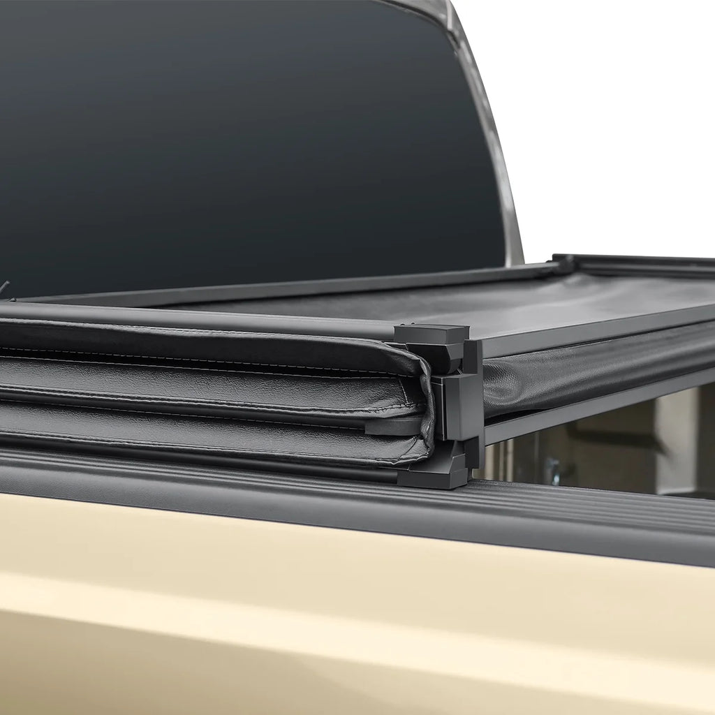 Auto Drive Soft Tri Fold Truck Bed Tonneau Cover Fits 04-13 Silverado/Sierra 1500 5.75Ft Bed