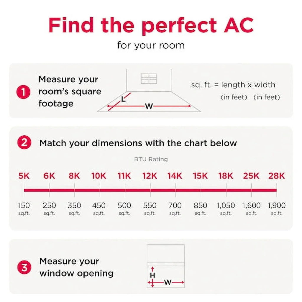 Frigidaire 8,000 BTU Window Room Air Conditioner with Wi-Fi up to 350 sq ft, White