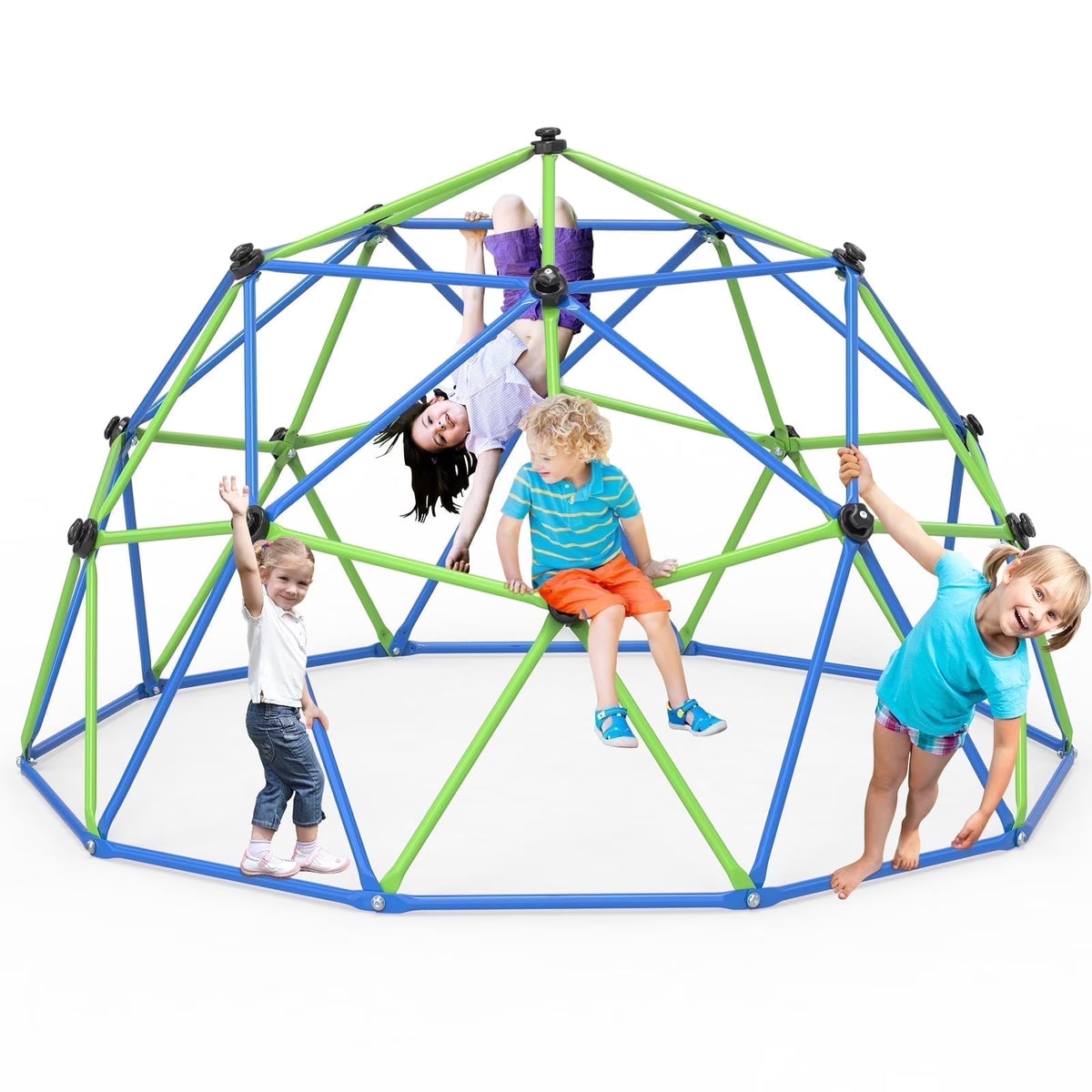 WOSTOO 10FT Climbing Dome,Kids Dome Climber Jungle Gym Outdoor Toddler Play Set for Kids 3-10 Year Outdoor Play , Supports up to 880lbs