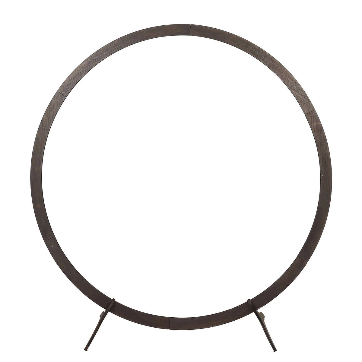 Efavormart 7FT Rustic Square Wedding Arch Wooden Backdrop Stand, Wedding Ceremony Arch - Brown
