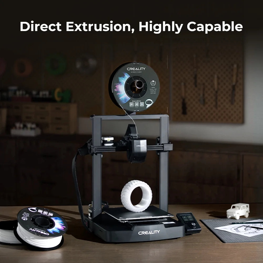 Creality Ender 3 V3 SE 3D Printer with CR Touch Auto Leveling Dual Z-Axis Auto Filament Loading 250mm/s Faster Printing Sprite Direct Extruder Print Size 8.66x8.66x9.84 inch