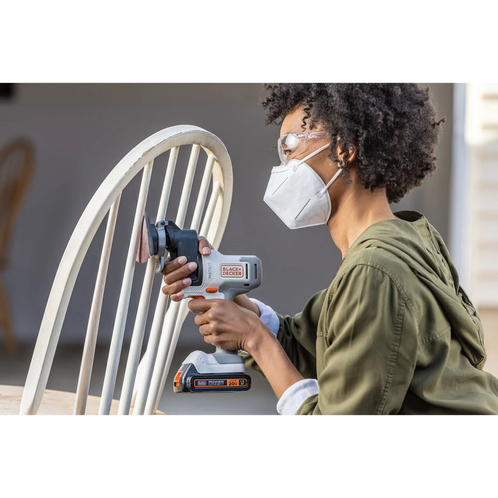 BLACK+DECKER 20V MAX* Matrix Cordless Combo Kit, 6-Tool, White And Orange, (BDCDMT1206KITWC)