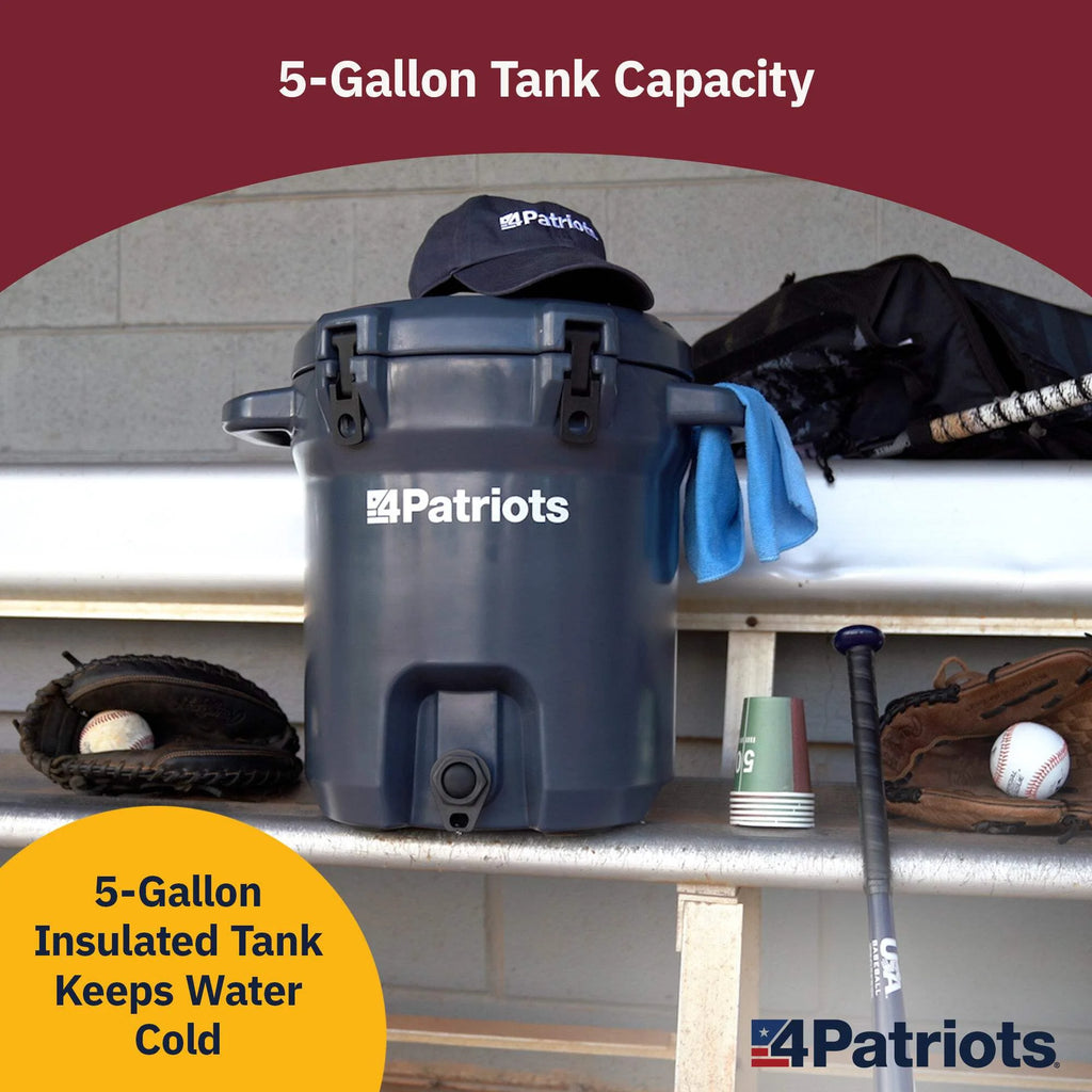 Patriot Pure Outdoor Filtration Cooler, 5-Gallon Nanomesh? Technology Targets 200+ Contaminants