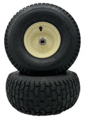 Set of 2-15x6.00-6 Beige Cub Replacement Wheel - Fits 3/4 Inch Axle, 3.39 Offset Hub (Compatible with 634-05166, 634-05166)