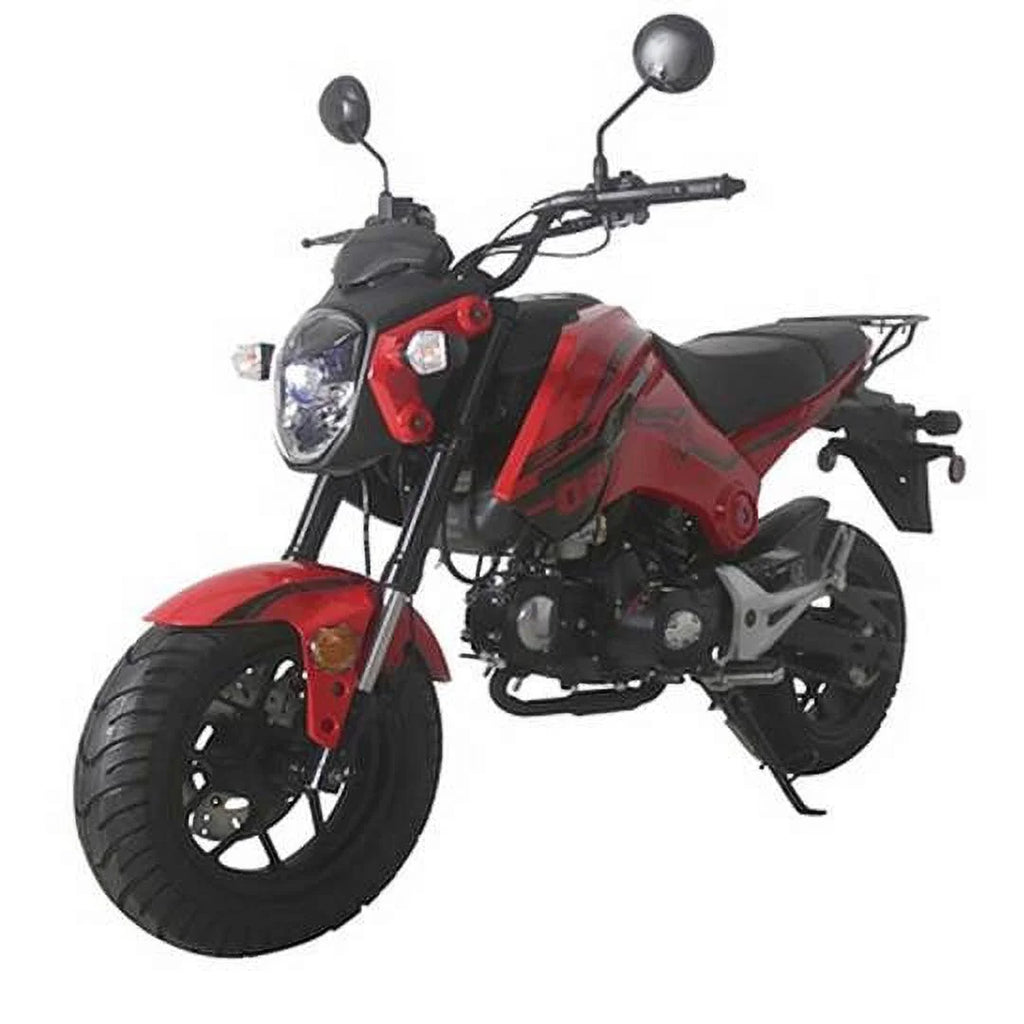 TAO TAO HELLCAT 125cc Motorcycle Gas Pit Bike DirtBike 125 Motorcycle for Adults and youth- White color
