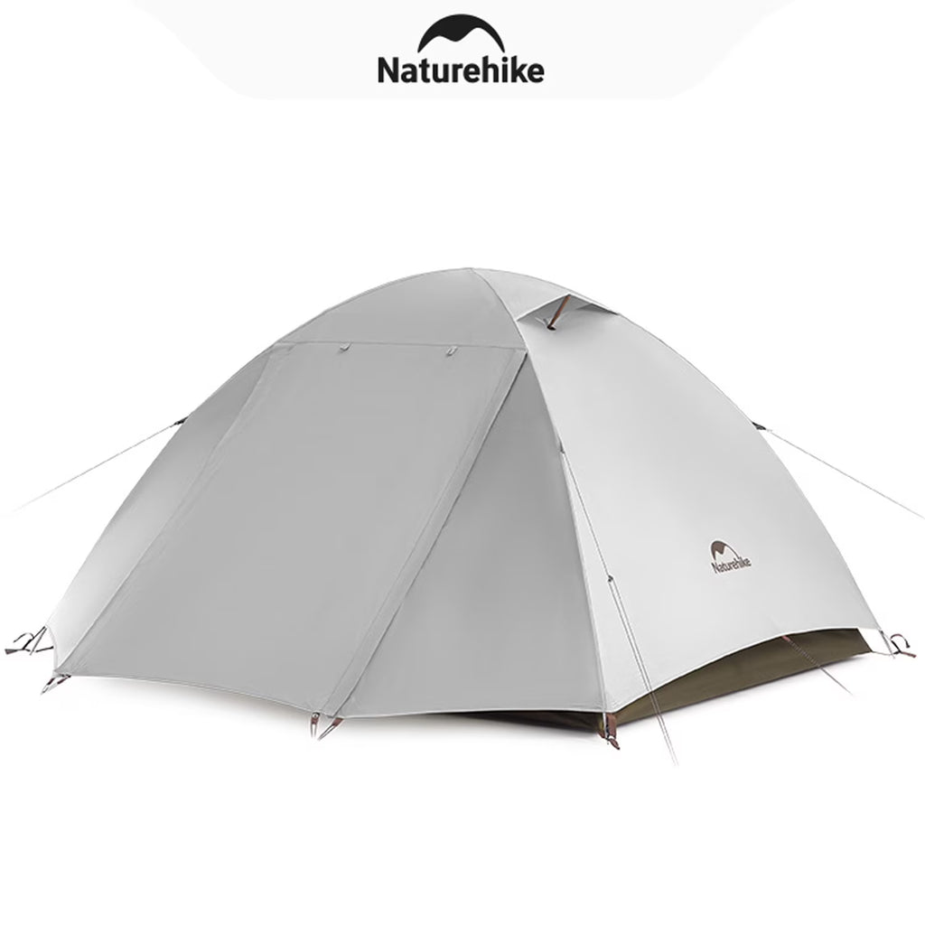 Naturehike, Ultralight Hiking Tent, Portable Camping Tent with Two Doors, Waterproof and Wind-resistant Dome Tent, UV Protection Backpacking Tent