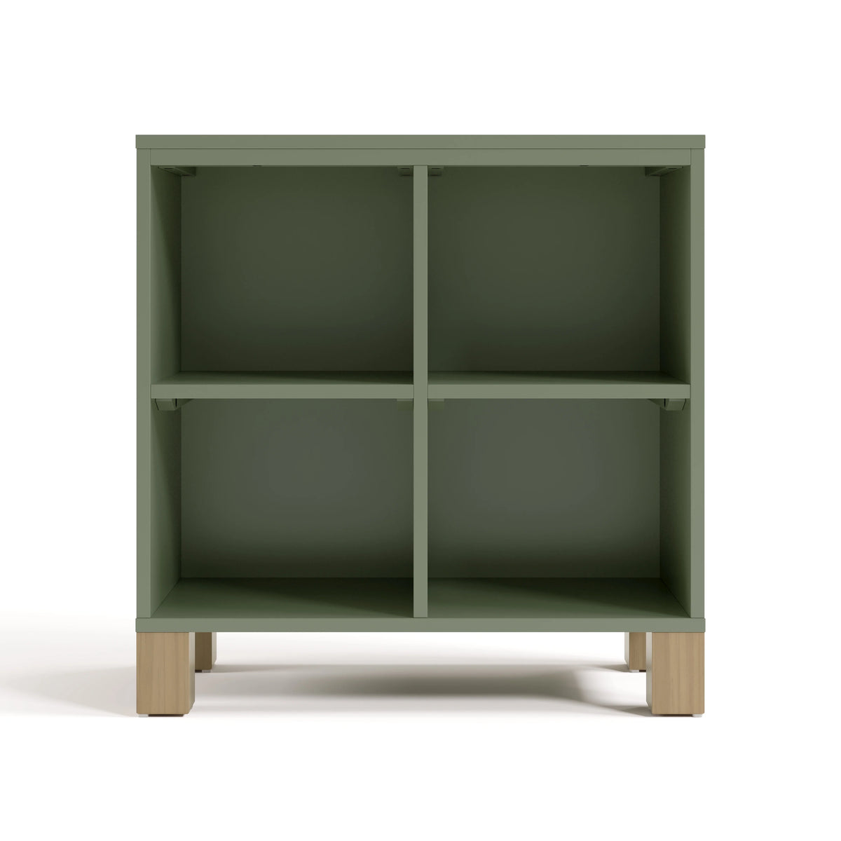 Storkcraft California Cube Organizer Children's Bookcase, Blush with Driftwood