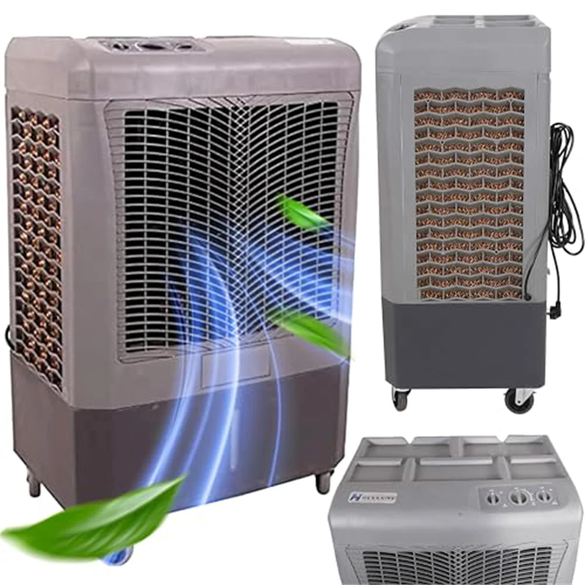 Hessaire MC37M Enfriador de Aire Evaporativo Port��til para Interiores y Exteriores de 950 Pies Cuadrados