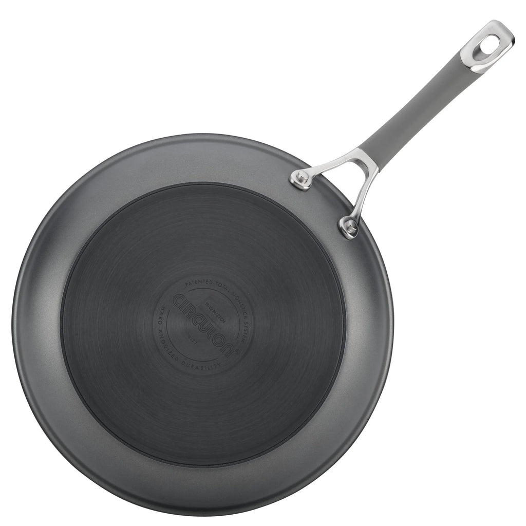 Circulon Elementum Hard-Anodized Nonstick Cookware Set, 10-Piece, Gray