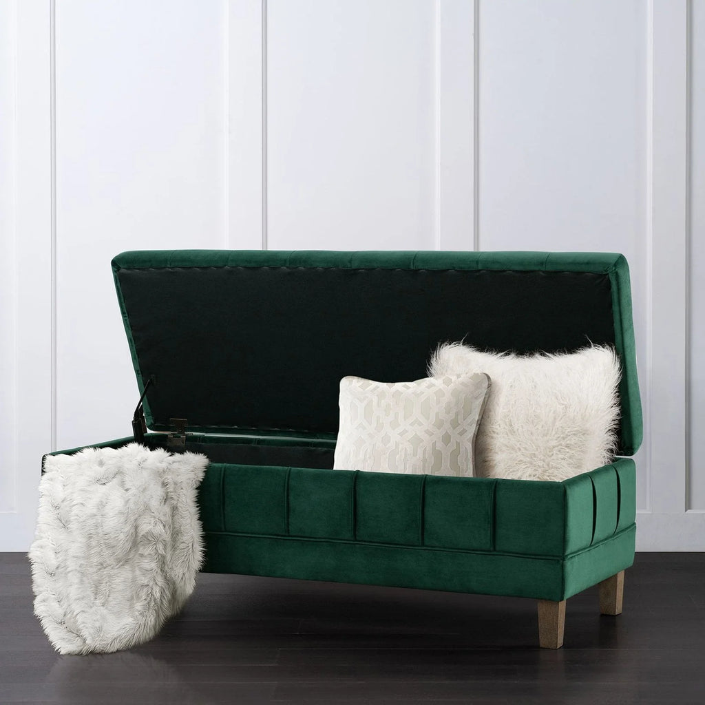 Picket House Furnishings Jude Tufted Storage Ottoman
