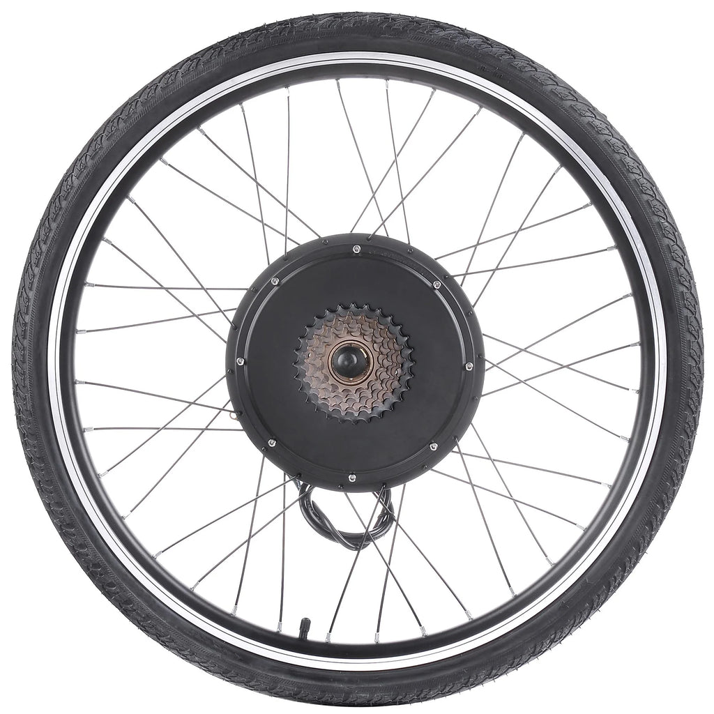Yescom Electric Bike Conversion Kit 48V 1000W 26" Front Wheel E-Bike Conversion Kit Dual Mode Controller