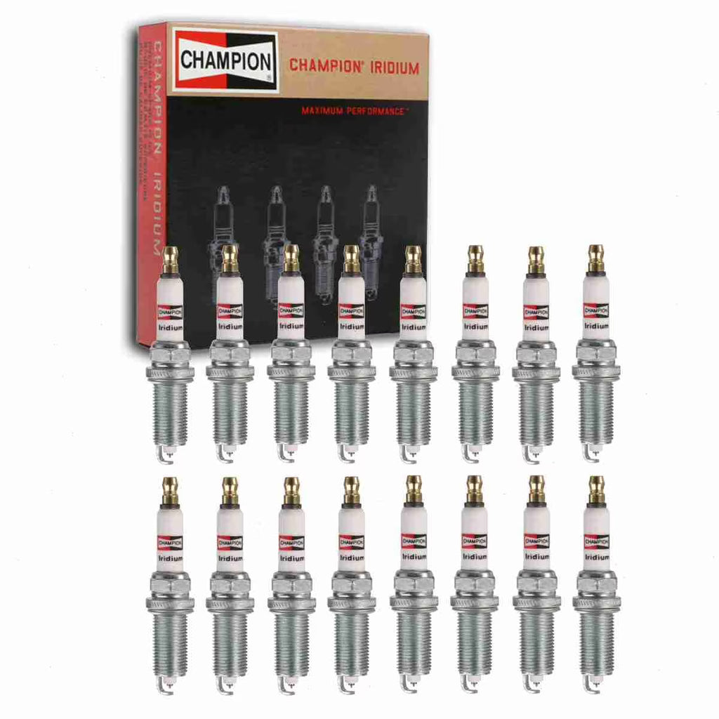 16 Pc Champion Iridium Spark Plugs Compatible with Ram 1500 5.7L V8 2011-2024 HEMI