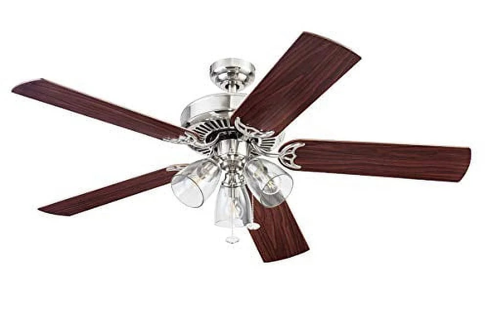 Prominence Home 51592 Saybrook Ceiling Fan, 52, Nickel