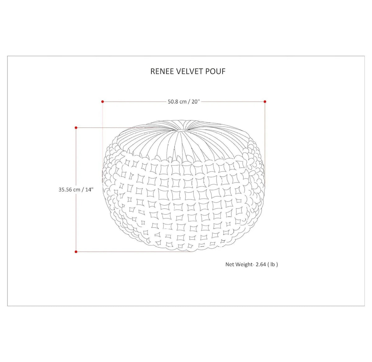 Exlonjet Margo 20 Inch Boho Round Pouf in Multi Color Braided Jute, For the Living Room, Bedroom and