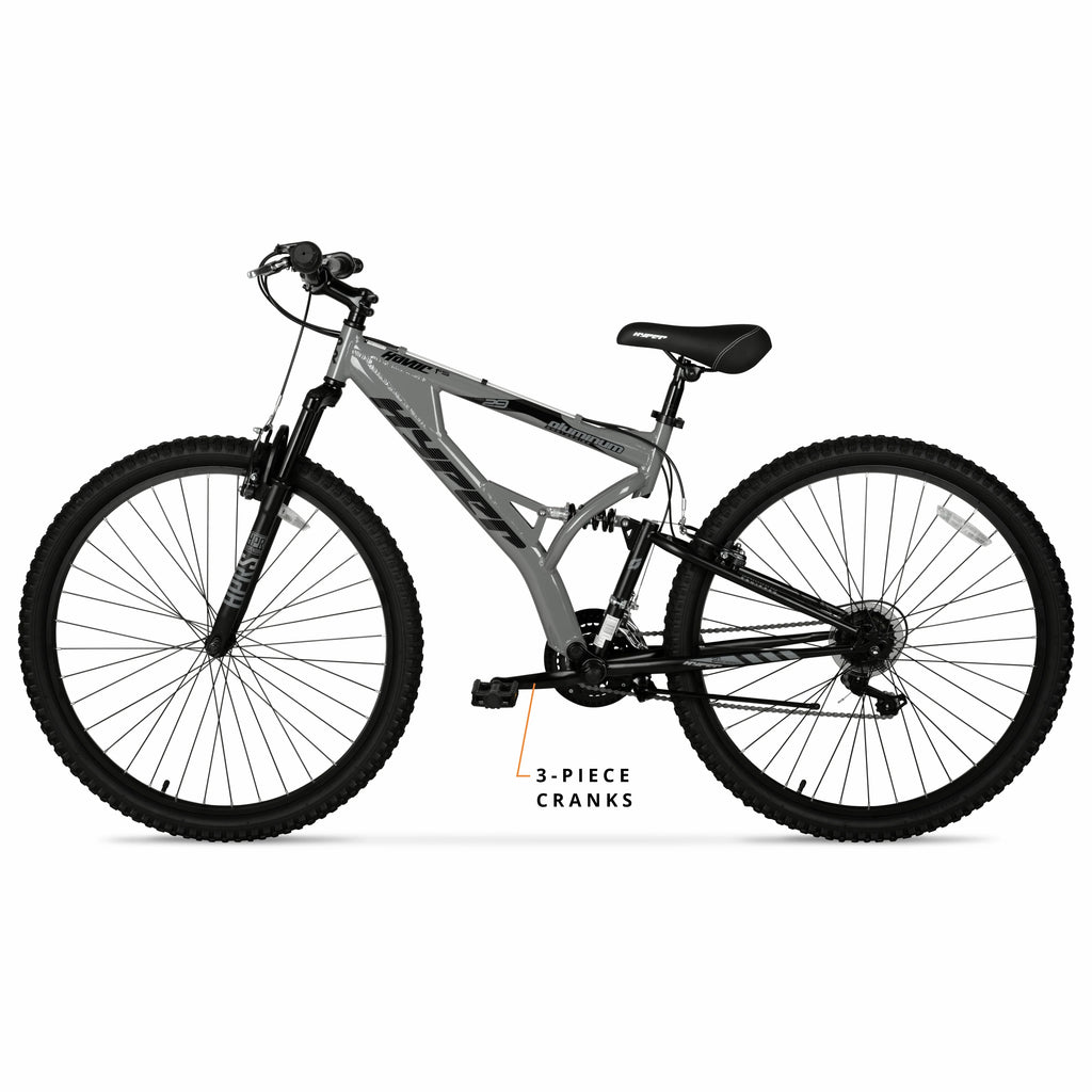 Hyper Bicycles 29" Men's Havoc Mountain Bike, Gray