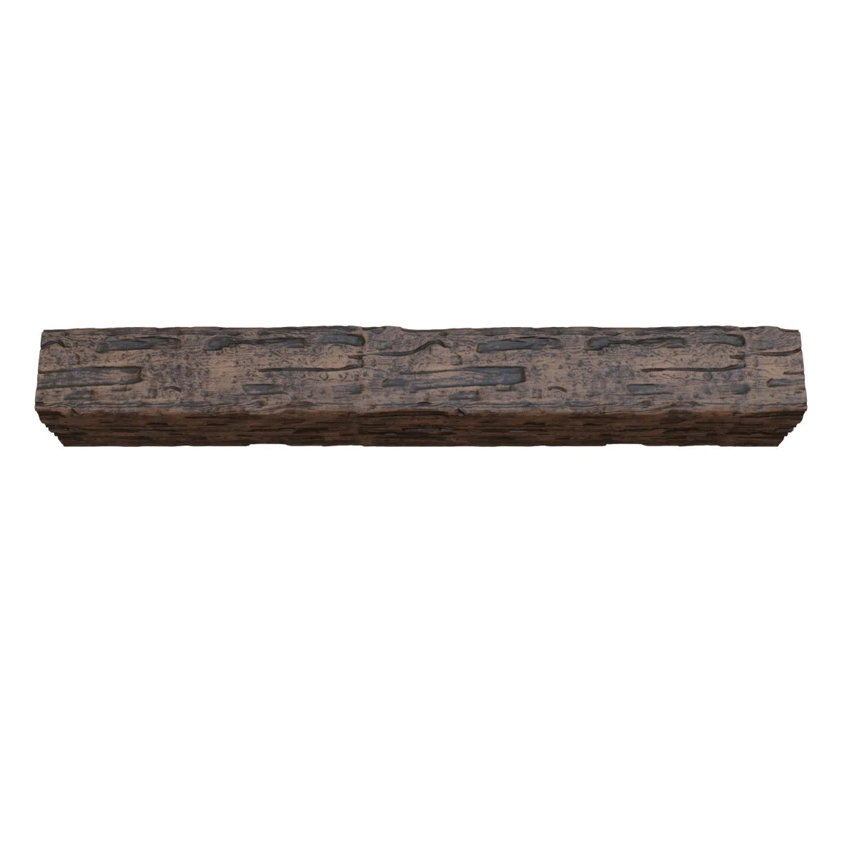 Ekena Millwork 3 1/2"W x 3 1/2"H x 120"L 3-Sided (U-Beam) Salvaged Timber HeritageTimber Faux Wood Ceiling Beam, Kona Brown