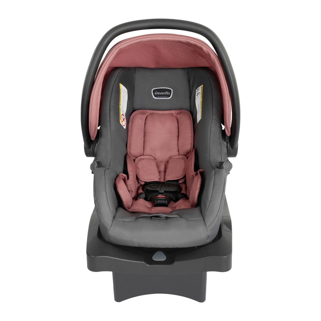 Evenflo Omni Plus Modular Travel System with LiteMax Sport Infant Car Seat, Mylar Gray, Unisex