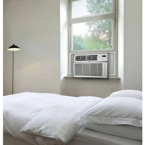 LG 8,000 BTU 340 Sq ft Window Air Conditioner with Remote Control, White, LW8016ER