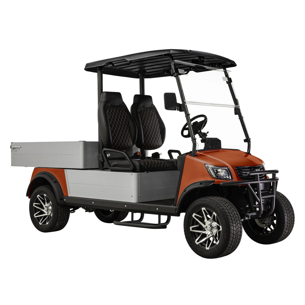 Massimo MVR Cargo Max Electric Utility Golf Cart 48V 5kW Motor - Blue