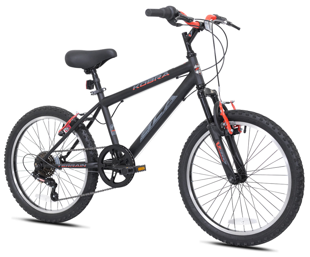 20" Kent Kobra Bicycle, 20" Wheels, Child Ages 7-14, Black