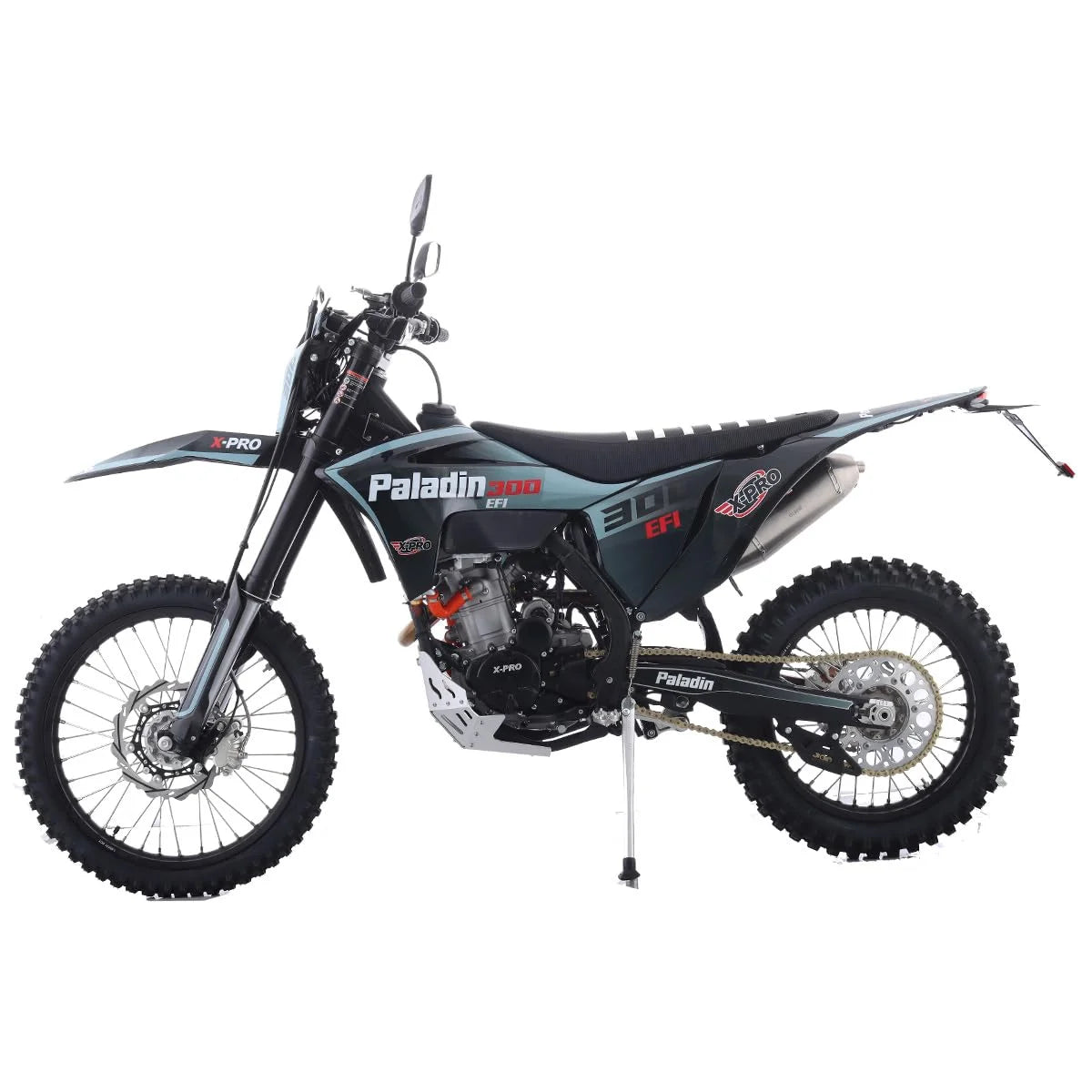 X-Pro Paladin 300 EFI Dirt Bike with 6-Speed Manual Transmission and Balance Shaft and Dual Overhead Camshaft (DOHC) with Four Valves Engine, Electric Start! Big 21"/18" Wheels!