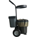 Garden Lawn Yard Wheeled Cart Mobile Gardening Rolling Transport Outdoor Organize Storage Gardening Caddy ?with Gallon Bucket Oxford Bag