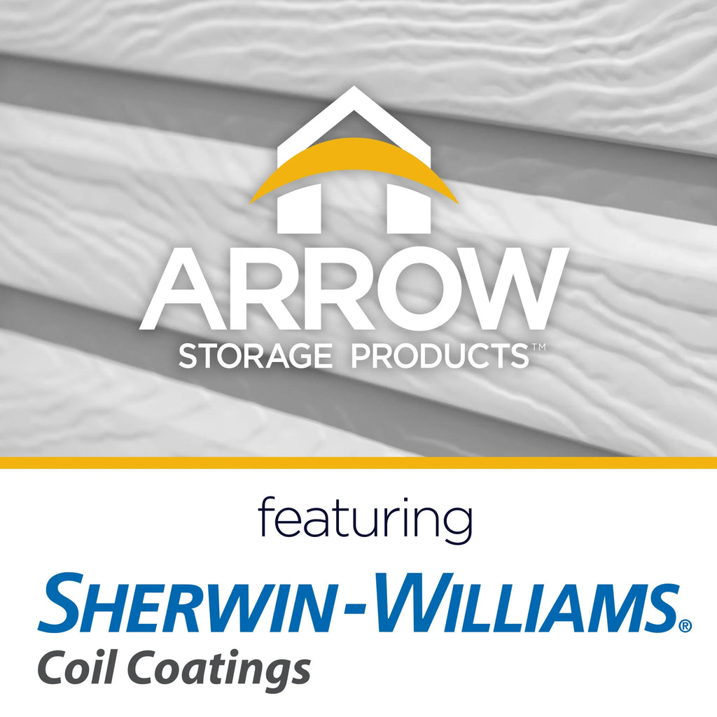 Arrow Select Steel Storage Shed Steel Storage Shed, 6x5, Charcoal