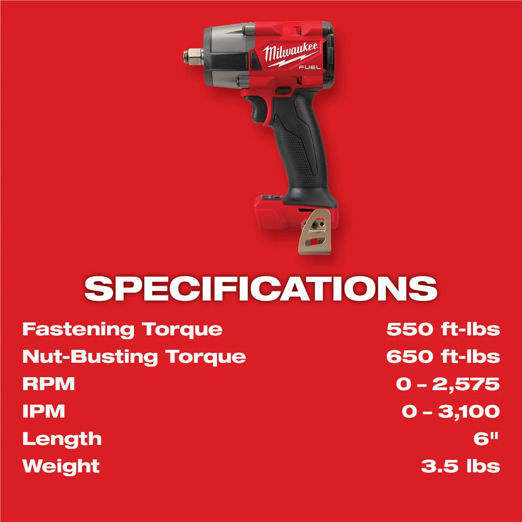 Milwaukee Tool M18 FUEL and M12 FUEL 2-Tool Combo Kit