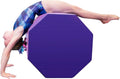 Dkelincs 24.4" x 25.6" Gymnastics Octagon Tumbler Trainer Exercise Mat Tumbling Equipment Somersault Mat, Pink