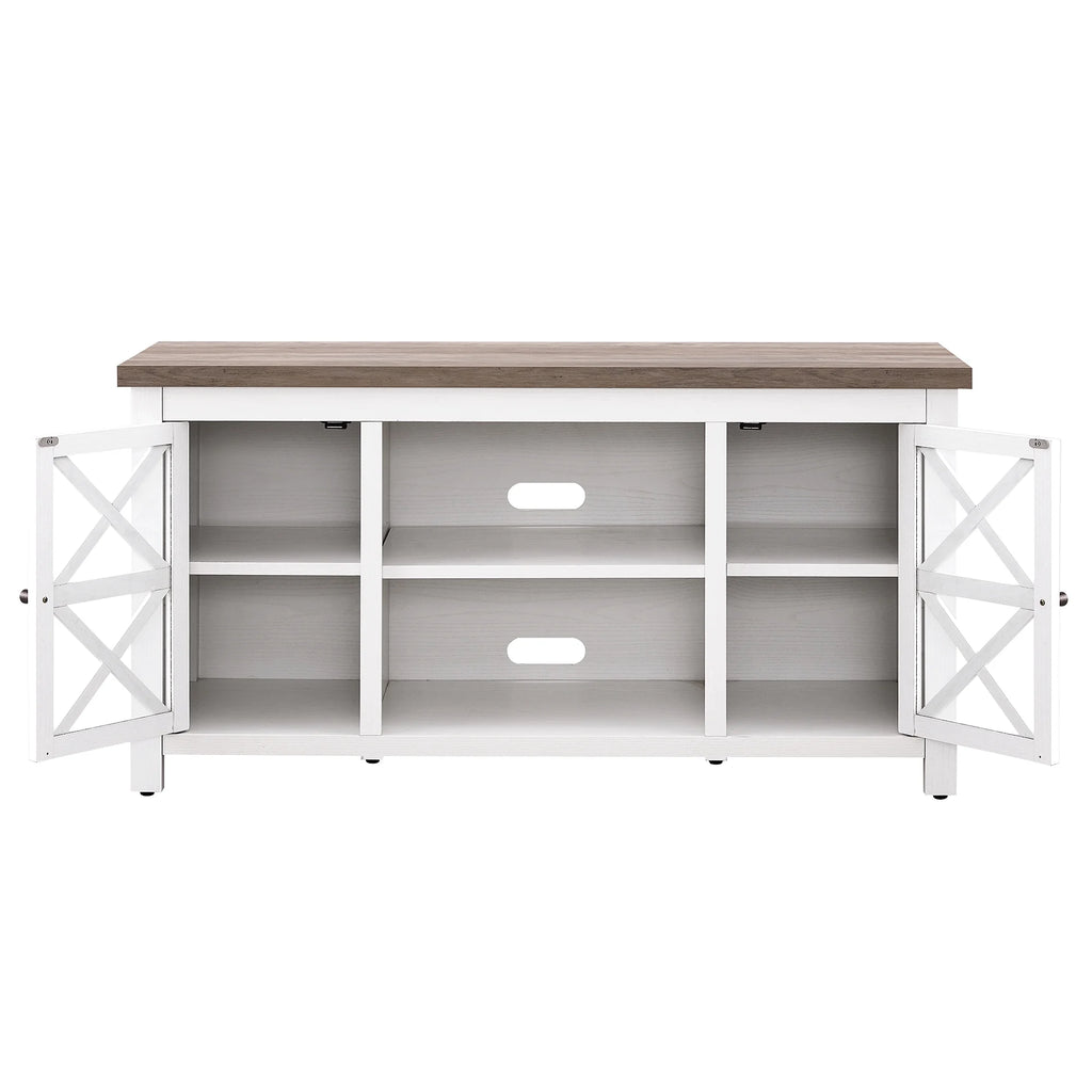 Evelyn&Zoe Colton TV Stand for TV's up to 55", White