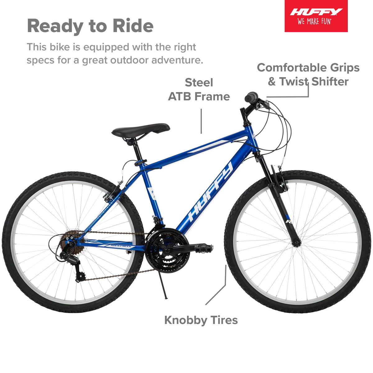 26-inch Rock Creek Men's Mountain Bike, Blue